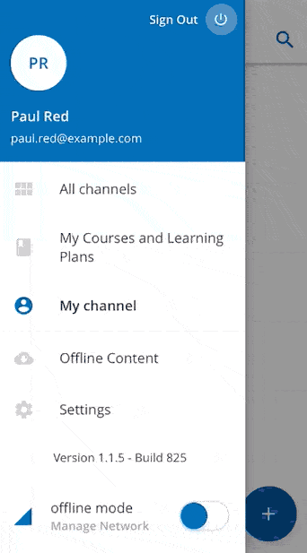 Capacit&eacute; d'apprentissage mobile